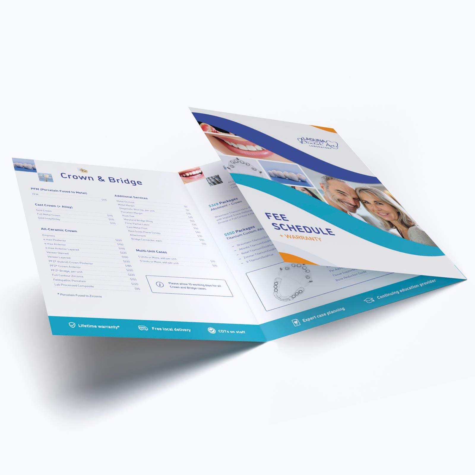 Dental Lab Brochure Design